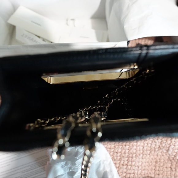 Chanel Caviar Quilted Evening Box Bag Black - Picture 9 of 9